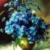 Issac Levitan Cornflowers Diamond Paintings