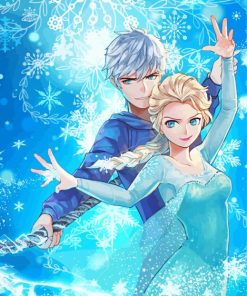 Jack Frost And Elsa Diamond Paintings