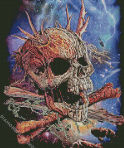 Skull And Crossbones Diamond Paintings