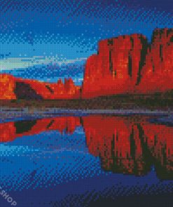 Moab Landscape Reflection Diamond Paintings