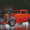 Orange 32 Ford Coupe Diamond Paintings