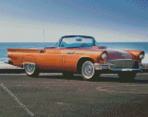 Thunderbird Car Diamond Paintings