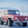 Red Ford Bronco Diamond Paintings