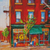 St Viateur Bagel Art Diamond Paintings