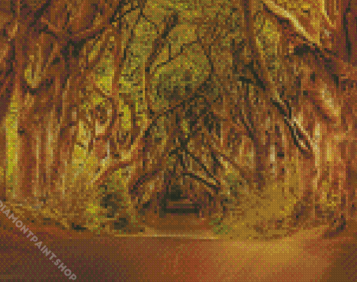 Game Of Thrones Trees Road Diamond Paintings