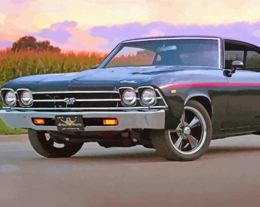 1969 Chevrolet Chevelle Diamond Paintings