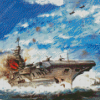 Aircraft Carrier Diamond Paintings