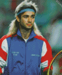 Aesthetic Andre Agassi Diamond Paintings