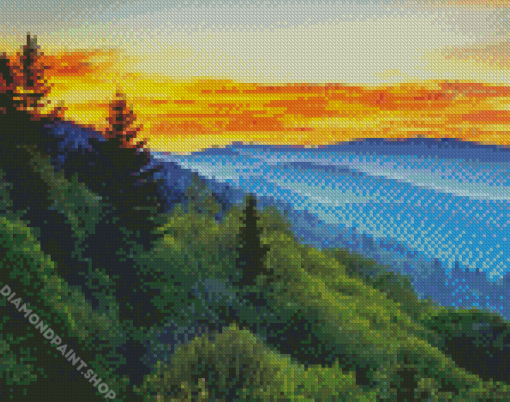 Artistic Appalachian Mountains Diamond Paintings