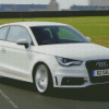 White Audi A1 Diamond Paintings