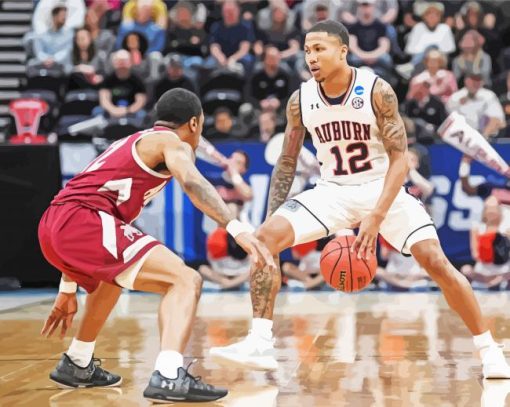 Auburn Tiger Basketballers Diamond Paintings