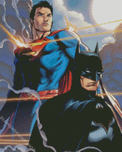 Batman And Superman Diamond Paintings