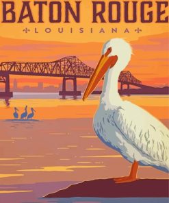 Baton Rouge Poster Diamond Paintings