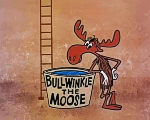 Bullwinkle J Moose Diamond Paintings