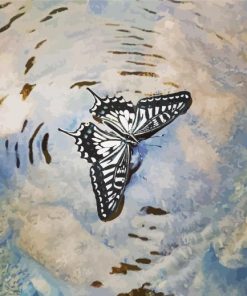 Butterfly In Water Diamond Paintings