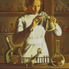 Chemist Girl Diamond Paintings