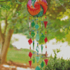 Circle Glass Wind Chimes Diamond Paintings