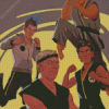 Cobra Kai Cartoon Diamond Paintings