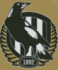 Aesthetic Collingwood Logo Diamond Paintings