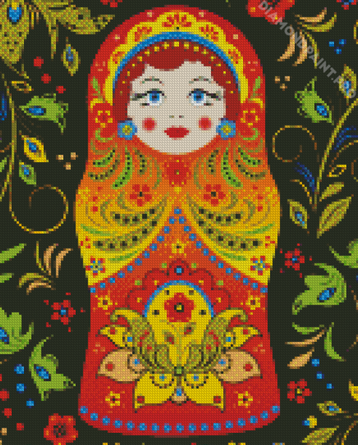 Colorful Matryshka Doll Diamond Paintings