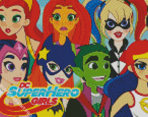 Dc Super Hero Girls Diamond Paintings