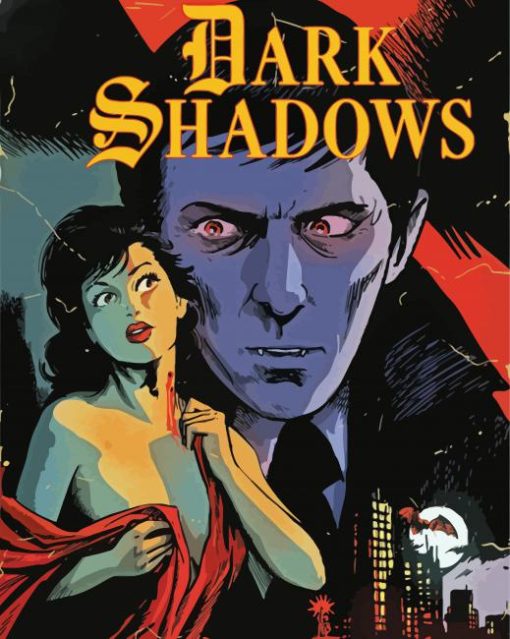 Dark Shadows Vintage Poster Diamond Paintings