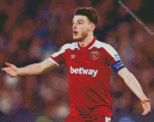 Declan Rice Player Diamond Paintings