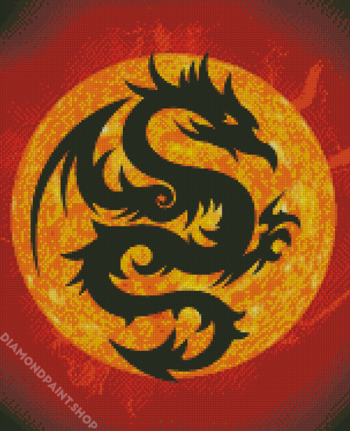 Dragon Fire Diamond Paintings