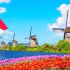 Dutch Windmill Diamond Paintings