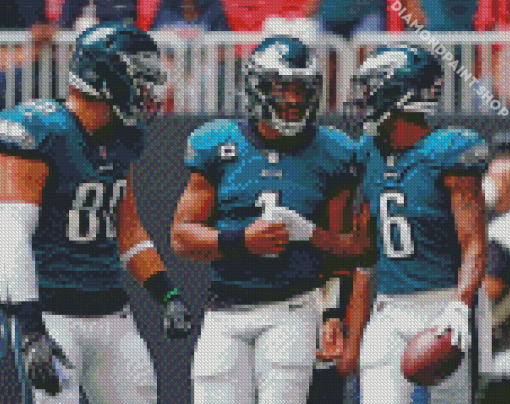 Eagles Team Football Diamond Paintings