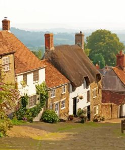 Old England Village Diamond Paintings