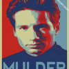 Fox Mulder Poster Diamond Paintings