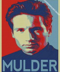 Fox Mulder Poster Diamond Paintings