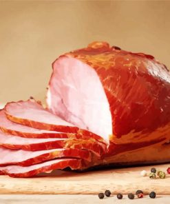 Tasty Ham Tranches Diamond Paintings