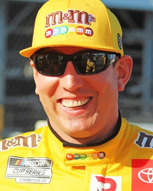 Kyle Busch Car Driver Diamond Paintings