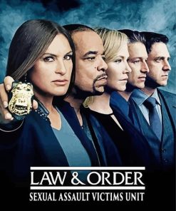 Law And Order Poster Diamond Paintings