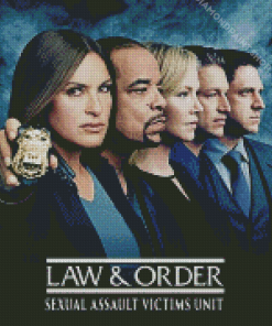 Law And Order Poster Diamond Paintings