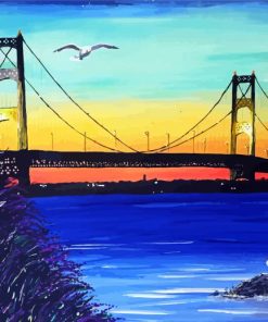 The Mackinac Bridge Art Diamond Paintings