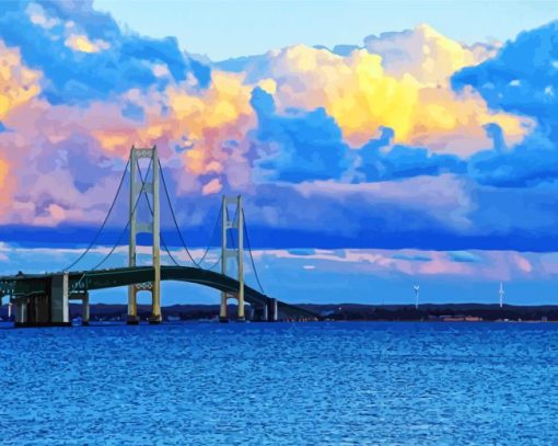 Mackinac Bridge Diamond Paintings