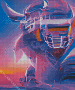 Minnesota Vikings Logo Diamond Paintings