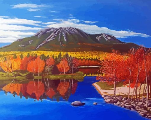 Katahdin Landscape Diamond Paintings