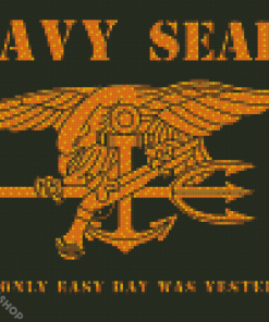 Navy Seals Logo Diamond Paintings