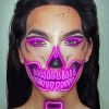 Neon Skeleton Beauty Diamond Paintings