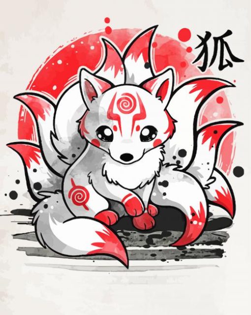 Nine Tail Fox Diamond Paintings