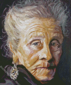 Vintage Old Lady Diamond Paintings