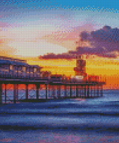 Painton Pier Beach Diamond Paintings