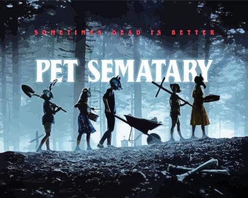 Pet Sematary Movie Poster Diamond Paintings