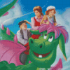 Petes Dragon Movie Diamond Paintings