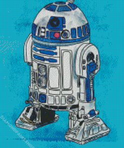 Aesthetic R2d2 Robot Diamond Paintings