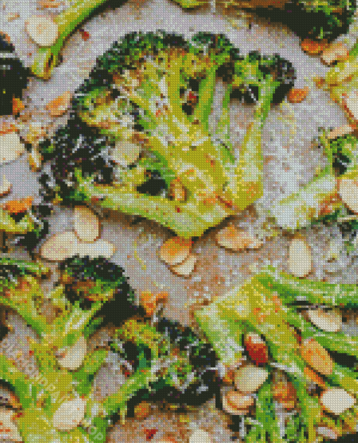 Roasted Broccoli Diamond Paintings